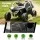 Rigo Kawasaki Licensed KRX1000 Kids Ride On Car Electric Toy with Remote Control Music and Headlights Grey