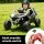 Rigo Kawasaki Licensed KRX1000 Kids Ride On Car Electric Toy with Remote Control Music and Headlights Grey