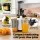 Devanti Cold Press Slow Juicer 130W Masticating Fruit Juice Extractor White Quiet Low Speed High Yield