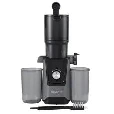 Devanti Cold Press Juicer 200W Slow Masticating 40-80 RPM Large 108mm Hopper 800ml Cup 700ml Pulp Cup
