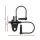 Giantz 200pcs Electric Fence Insulators - Black Pinlock, UV-Resistant Polyethylene for Y/Metal Posts, Durable Design