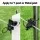 Giantz 200pcs Electric Fence Insulators - Black Pinlock, UV-Resistant Polyethylene for Y/Metal Posts, Durable Design