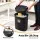 DEVANTI 25L Paper Shredder 14 Sheet P4 Cross Cut for Home Office Black