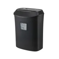 DEVANTI 25L Paper Shredder 14 Sheet P4 Cross Cut for Home Office Black