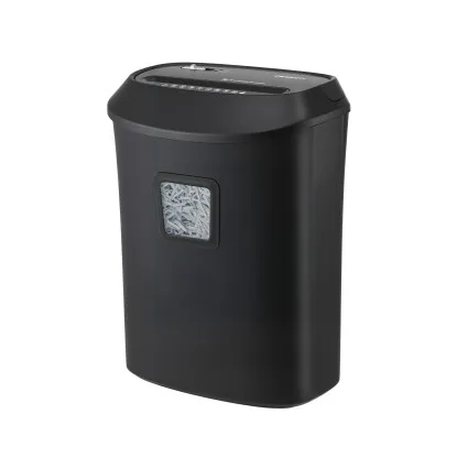 DEVANTI 25L Paper Shredder 14 Sheet P4 Cross Cut for Home Office Black