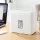 Devanti 8L Tabletop Paper Shredder 4 Sheet P4 Cross Cut White Home Office 4 x 32mm