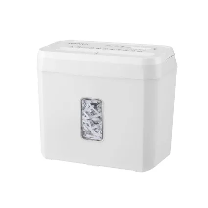 Devanti 8L Tabletop Paper Shredder 4 Sheet P4 Cross Cut White Home Office 4 x 32mm