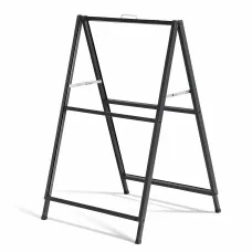 Artiss A1 Double-Sided Frame Sign Stand - Heavy-Duty Steel, 60x90cm, Quick-Slide & Foldable, Weather-Resistant, Black