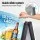 Artiss A1 Double-Sided Frame Sign Stand - Heavy-Duty Steel, 60x90cm, Quick-Slide & Foldable, Weather-Resistant, Black
