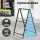 Artiss A1 Double-Sided Frame Sign Stand - Heavy-Duty Steel, 60x90cm, Quick-Slide & Foldable, Weather-Resistant, Black