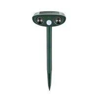 Gardeon Ultrasonic Snake Repeller - Solar & Battery Powered, Heavy Duty ABS, Water Resistant, 15x10x6cm, 1-Year Warranty