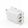 Devanti 30W USB-C Charger 3 Port Fast PD Wall Charger White Type C and Dual USB A AU Plug Compatible