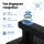 UL-TECH Fingerprint Door Lock Smart Home System: Zinc Alloy, 360° Sensor, App Control, 100 User Capacity, Black