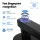 UL-TECH Smart Fingerprint Door Lock, Zinc Alloy, 360° Sensor, Easy Install, Multiple Access, Black, 16x6.5x6cm, 1-Year