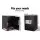 UL-TECH Digital Security Safe Box - Steel, 50x35x30.5cm, Twin-Bolt Lock, Keypad & Alarm, Wall Mountable, Black