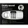 UL-TECH Double Door Security Safe Box, Steel, 80cm, Digital Keypad, Twin-Bolt Lock, Wall-Mountable, Black