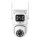 UL-TECH 4MP Dual-Lens Wi-Fi Security Camera Outdoor Indoor Pan Tilt Auto Tracking White