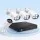 UL-TECH 4CH 5MP PoE NVR Security Camera System with Colour Night Vision and Two-Way Audio