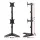 Artiss Dual Monitor Arm Stand: Freestanding, Heavy-Duty Steel, Adjustable for 17