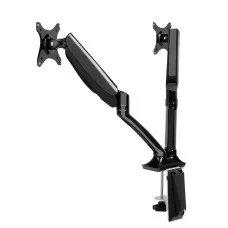 Artiss Dual Monitor Arm Stand with Gas Spring, 360° Swivel, Tilt & Cable Management for 10