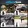 GIANTZ Electric Air Duster 4000mAh Cordless Mini Blower with 3 Speeds and 4 Nozzles Black