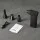 GIANTZ Electric Air Duster 4000mAh Cordless Mini Blower with 3 Speeds and 4 Nozzles Black
