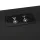 Artiss Tala Smart Bedside Table with USB, LED Lights, Adjustable Laptop Tray, Storage Shelves, Black MDF, 50x40x46-90cm