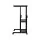 Artiss Height Adjustable Mobile Laptop Desk, 60CM, Steel Frame, Walnut/Black, Ergonomic Workstation with Shelves