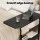 Artiss 80CM Portable Laptop Desk - Height Adjustable Sit Stand Workstation, Steel Frame, MDF Board, Black, 40kg Capacity