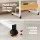 Artiss Portable Sit-Stand Laptop Desk, 80CM Adjustable Workstation, Oak MDF, Steel Frame, Mobile with Storage Shelf