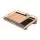 Artiss Portable Lap Desk with Wrist Rest, Phone Slot & Mouse Pad, Fits 13.3-15.6'' Laptops, MDF Surface, Oak/Grey