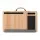 Artiss Portable Lap Desk with Wrist Rest, Phone Slot & Mouse Pad, Fits 13.3-15.6'' Laptops, MDF Surface, Oak/Grey