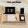 Artiss Portable Lap Desk with Wrist Rest, Phone Slot & Mouse Pad, Fits 13.3-15.6'' Laptops, MDF Surface, Oak/Grey