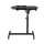 Artiss 60CM Black Laptop Desk: Adjustable, 360° Rotating, Mobile Stand with Cooling Fan, Locking Wheels & MDF Tabletop