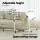 Artiss 60CM White Laptop Desk Table with Fan Cooling | 360° Rotating Stand, Adjustable Height & Tilt | Mobile Workspace