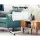 Artiss 60CM White Laptop Desk Table with Fan Cooling | 360° Rotating Stand, Adjustable Height & Tilt | Mobile Workspace