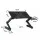 Artiss Aluminium Adjustable Laptop Stand Foldable Lap Desk Portable 10–15.6 inch Computer Riser Black