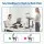 Artiss Aluminium Adjustable Laptop Stand Foldable Lap Desk Portable 10–15.6 inch Computer Riser Black