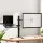 Artiss Dual Monitor Arm Desk Mount with Laptop Tray, Steel, Fits Up to 32