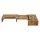 Artiss Dual Monitor Stand Riser Adjustable Rotating Extendable Top MDF 80–112 cm Rustic Brown Ergonomic
