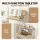 Artiss Oak Foldable Laptop Desk with Adjustable Tilt Tabletop Steel Frame Thick 15mm MDF Top 20kg Capacity 65x44x93.5cm