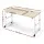 Artiss Mobile Laptop Desk Over-bed Table Adjustable Height Tilting Desktop Light Oak 120x60cm with Mouse Board