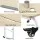 Artiss Mobile Laptop Desk Over-bed Table Adjustable Height Tilting Desktop Light Oak 120x60cm with Mouse Board