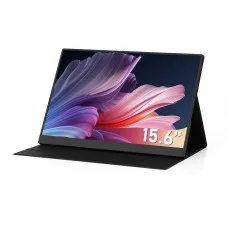 Devanti 15.6 Inch (39.6 cm) Portable Monitor FHD 1080P IPS USB‑C HDMI HDR Stereo Speakers 178° Viewing