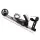 Weisshorn Metal Detector 180MM Deep Sensitive Waterproof Gold Digger LCD Screen with Headphones, Adjustable Shaft, Black