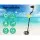 Weisshorn Metal Detector 180MM Deep Waterproof Treasure Hunter with LCD Screen and Headphones Yellow Adjustable