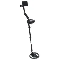 Weisshorn Metal Detector 160MM Deep Sensitive Waterproof Gold Treasure Hunter with LED Display and Headphones Black