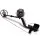 Weisshorn Metal Detector 160MM Deep Sensitive Waterproof Gold Treasure Hunter with LED Display and Headphones Black