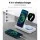 Devanti 4-in-1 Wireless Charger Dock White, Fast 15W Charging Station for Phone, iWatch, Airpods, USB, Foldable Design