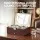 Embellir 12 Grids Watch Box Organiser | Two-Tier Faux Leather Jewellery Display Case with Glass Lid & Pull-Out Drawer